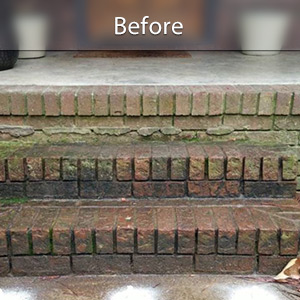 Sunken front stoop in Tampa
